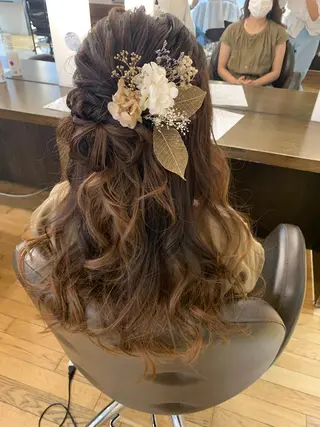 ロング ヘアアレンジ 齊藤 衣梨佳のヘアスタイル