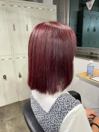 ミディアム カラー ベージュカラー💖 やすひろのヘアスタイル