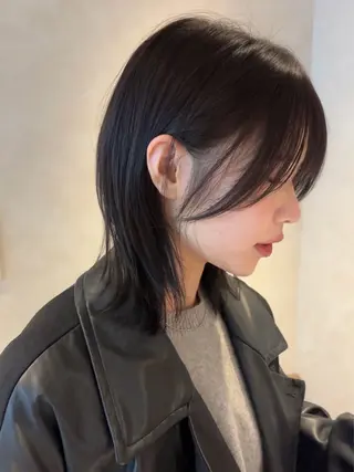 ミディアム カラー ウメダナオヤ/ くびれヘア✨のヘアスタイル