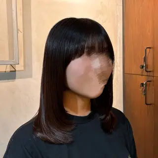 ミディアム パーマ/艶感カラー ୨୧ RISAKOのヘアスタイル