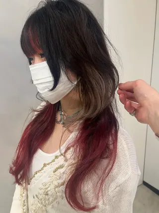 カラー 渋谷ハイトーン/ デザインカラー阿部のヘアスタイル