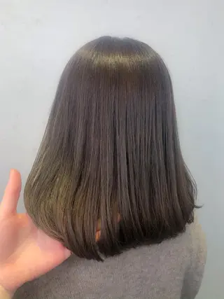 ミディアム カラー 池田 寿子のヘアスタイル