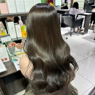 ロング カラー 髪質改善 竹川裕太のヘアスタイル