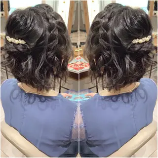 ショート ヘアアレンジ 韓国hair🦋 Nanaのヘアスタイル