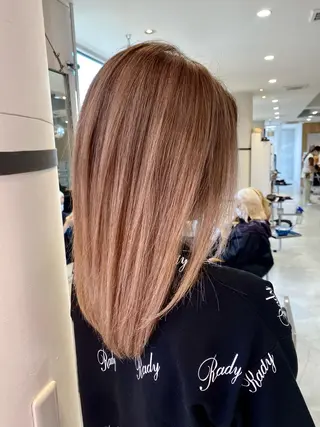 セミロング カラー welring hair salonのヘアスタイル