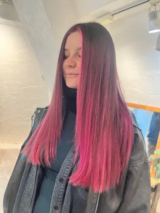 ロング カラー 新宿/髪質改善 艶カラー👶Renaのヘアスタイル