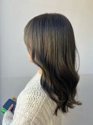 ミディアム カラー 🍇おぐら めぐみ🍇のヘアスタイル