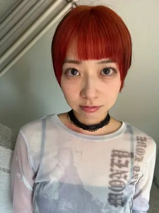 ショート カラー 久木原 ゆりのヘアスタイル