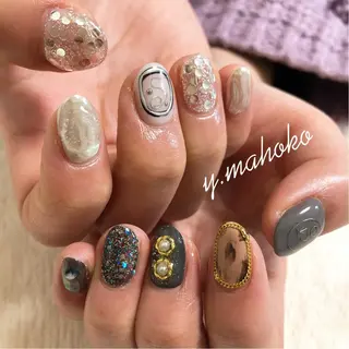 ネイル パラジェル有/ 長さだし/mahoのネイルデザイン