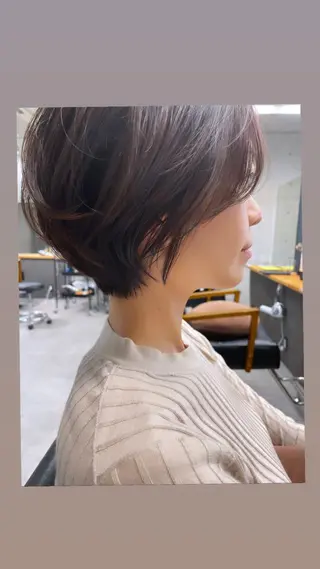 ショート 山谷 裕紀のヘアスタイル