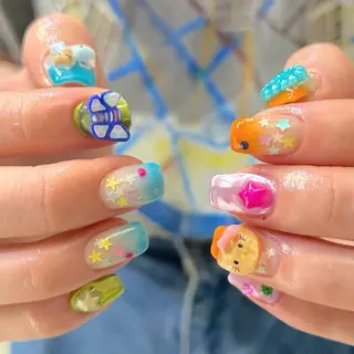 ネイル シェリーラメール akiraのネイルデザイン