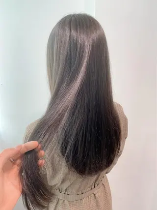 ロング カラー ⛄️冬の透明感 カラー⛄️大西のヘアスタイル