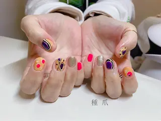 ネイル 種爪 たねつめのネイルデザイン