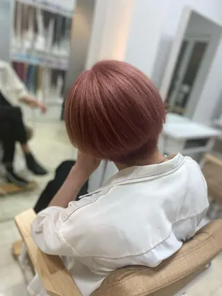 ミディアム カラー ヘアアレンジ メンズ キッズ ネイル マツエク・マツパ アイブロウ 🧡可愛い色落ち🧡 ハイトーン特化🧡のヘアスタイル