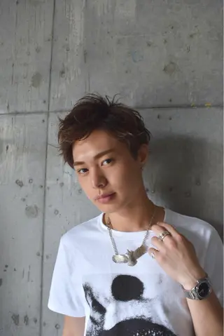 ショート カラー メンズ ✨髪質改善縮毛矯正✨ 宇田川修平のヘアスタイル
