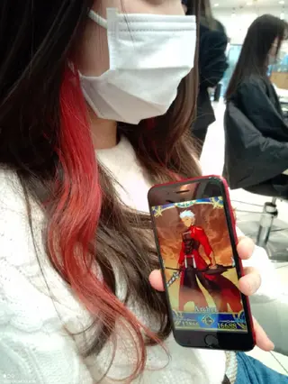 ミディアム カラー あらげ 🌈推しカラー🌈ᵕのヘアスタイル