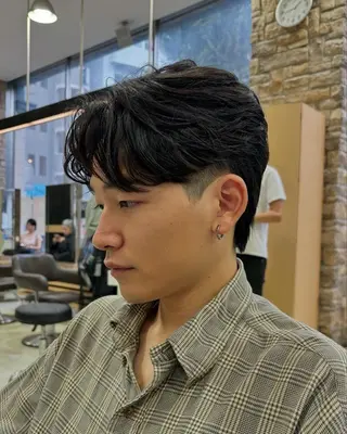 メンズ メンズパーマ特化 ふうきのヘアスタイル