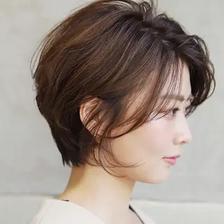 ショート 落合 優樹のヘアスタイル