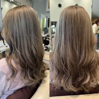 ロング カラー brace今里店店長 加井直樹のヘアスタイル