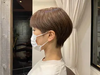 ショート くせ毛カット終着点 カワサキトオル溝の口のヘアスタイル