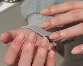 ネイル By moonネイル 🌷ワンホン/韓国風のネイルデザイン