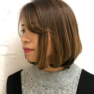 ショート 顔周りの垢抜けヘア 立山愛梨のヘアスタイル