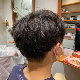 パーマ メンズ 木宮 美緒のヘアスタイル