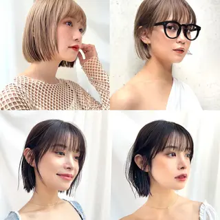 ショート カラー レイヤー専門家 ダブルカラー修のヘアスタイル