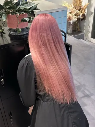 ロング カラー HANAME 原宿美容室のヘアスタイル