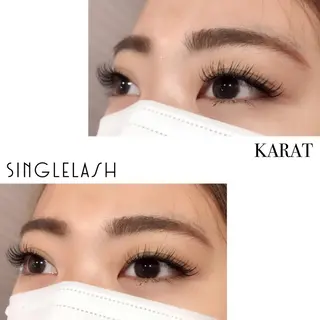 マツエク・マツパ ★KAEDE★伊勢崎 【KARAT】のマツエク・マツパデザイン