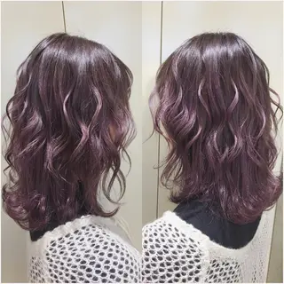 ミディアム カラー 代表🎀 ふわモテ愛 され髪🩷yumiのヘアスタイル