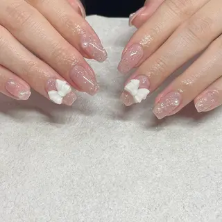 ネイル パラジェルネイル 大人可愛/シンプルのネイルデザイン