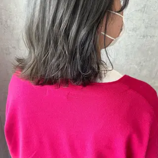 ミディアム カラー ヘアアレンジ 🌻あいり merci.🌻のヘアスタイル