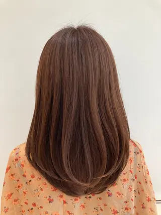セミロング カラー liage ܀ꕤ୭* ちばかつら𖦞のヘアスタイル