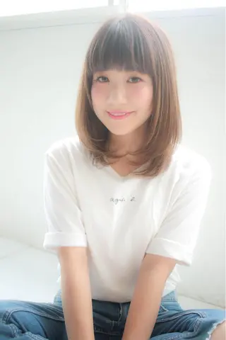 ミディアム うる艶/レイヤー 🪞池袋LAND🪞のヘアスタイル