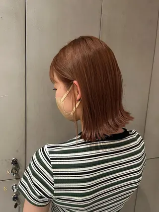 ミディアム 米山 莉緒のヘアスタイル