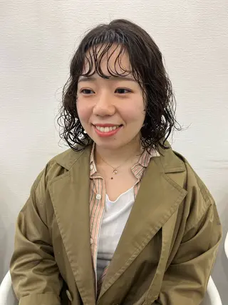 ショート カラー パーマ 🌼sunc HINAMI🌼のヘアスタイル