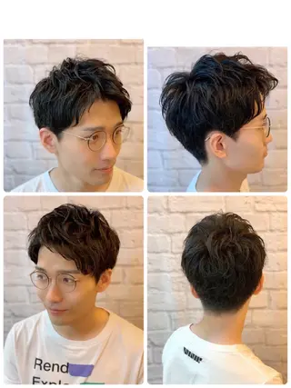 ショート メンズ 💈メンズ無料カット 💈河邊和也のヘアスタイル