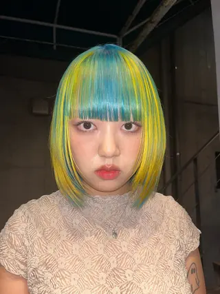 ミディアム 原宿/ブリーチ shunpeiのヘアスタイル