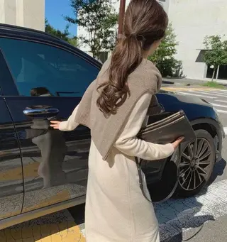 セミロング カラー ヘアアレンジ レイヤーカット/透明 感カラー/aikaのヘアスタイル