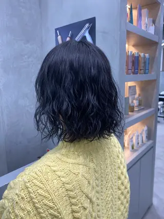 ショート カラー パーマ 縮毛矯正/ウルフ/ ボブ/増田のヘアスタイル
