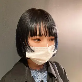 ショート カラー スキバサミを使わない カット🌼唯🌼のヘアスタイル