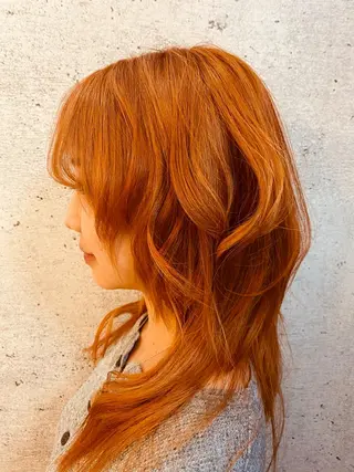 ロング カラー Ando Raycoのヘアスタイル