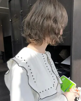 ミディアム カラー パーマ ヘアアレンジ メンズ キッズ マツエク・マツパ stylist 🌸 kana.のヘアスタイル