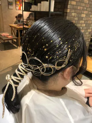 セミロング 阿部 玲奈のヘアスタイル