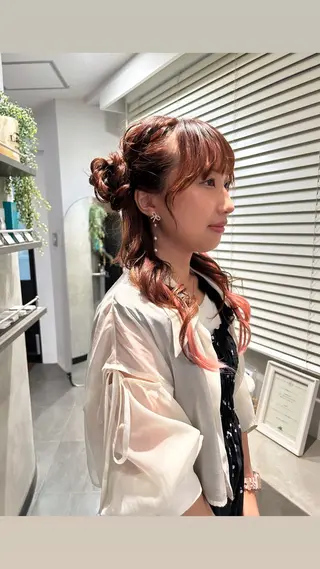 ロング ヘアアレンジ タナカ カナ🫧のヘアスタイル