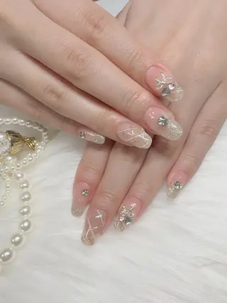 ネイル ハッピーネイル 蘭のネイルデザイン