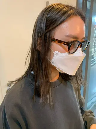 ミディアム カラー AR.MARA サトウヒカルのヘアスタイル