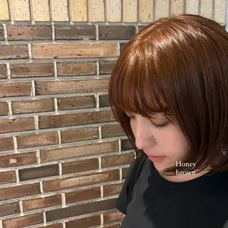 ショート カラー 艶カラー／ナチュラル スタイル/Ayukaのヘアスタイル