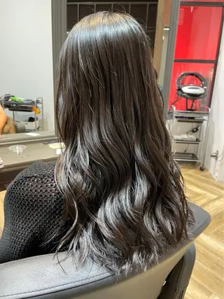 ロング カラー 大橋 拓実のヘアスタイル